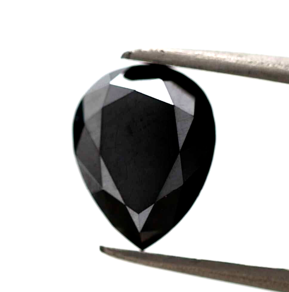 1.94 ct Black Diamond Fancy Black Color Loose for Ring